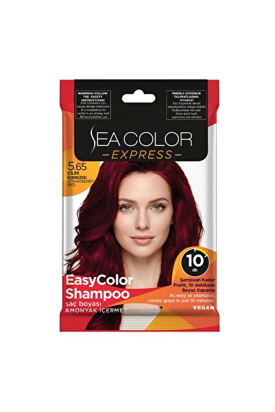 Sea Color Express Amonyaksız Şampuan Boya, Şampuan Kolaylığında Saç Boyama 5....