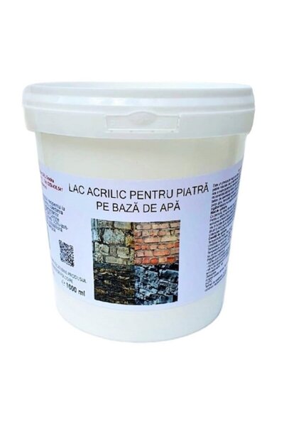 Deve Lac acrilic pentru exterior 1000ml, DEVE, pe bază de apă, transparent lu...