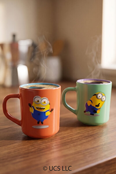 Rakle Minions Licensed 2-Piece Mug Set 250 Cc