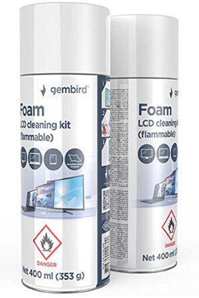 Gembird Αφρός Κιτ Καθαρισμού LCD Εύφλεκτο 400ml Ck-lcd-08