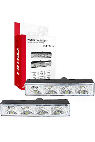 AMIO DRL 540 Pro Τετράγωνα Φώτα Ημέρας Καθολικά για Αυτοκίνητα 12 / 24V 6W 4....