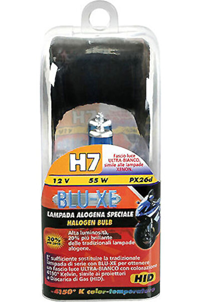Lampa Λάμπες Μοτοσικλέτας Blu-Xe H7 Αλογόνου 4500K Λευκό 12V 55W 1 τεμάχιο
