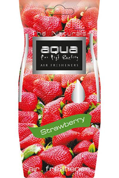 Aqua Car Air Freshener Tab Pendand The Naturals Strawberry 00-0 Code: 10-087