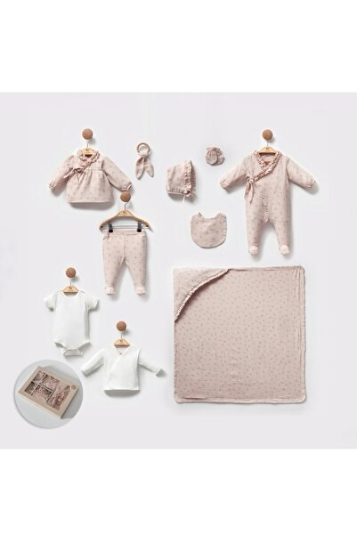 Cassiope 10lu tam set muslin hastane çıkışı kız bebek organik hastane çıkışı ...