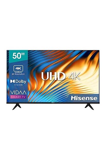 Hisense A6 Series 50-Inch 4K UHD Smart LED TV 50A61K Black