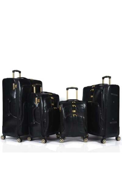 Generic High Quality 4Pcs 32/28/24/20" Pu Leather Bags Travel Luggage Set Mul...