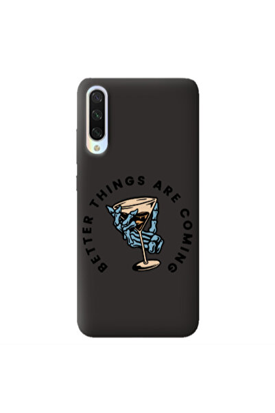 Other Xiaomi Mi 9 Lite Better Things Are Coming Black Colored Silicone TPU Θήκη