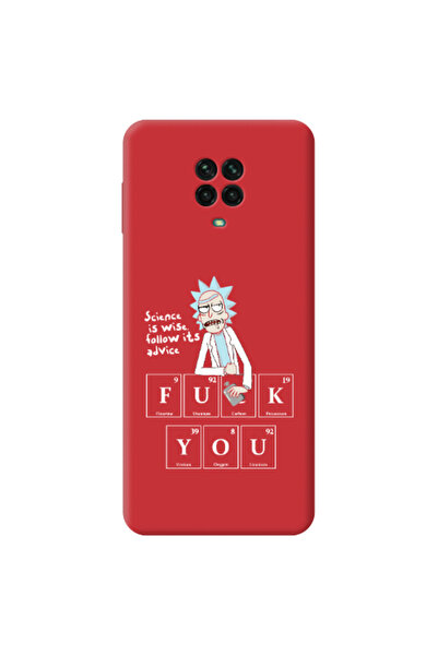 Other Xiaomi Redmi Note 9 Pro Rick Scince is wise Red Colored Silicone TPU Θήκη