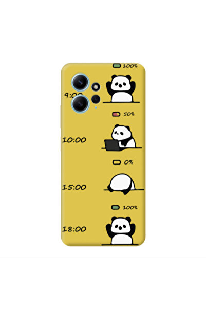 Other Xiaomi Redmi Note 12 4G My situation at work Yellow Colored Silicone TP...