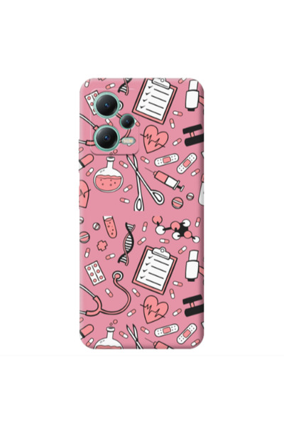 Other Xiaomi Redmi Note 12 Pro 5G Laboratory Pink Colored Silicone TPU Θήκη