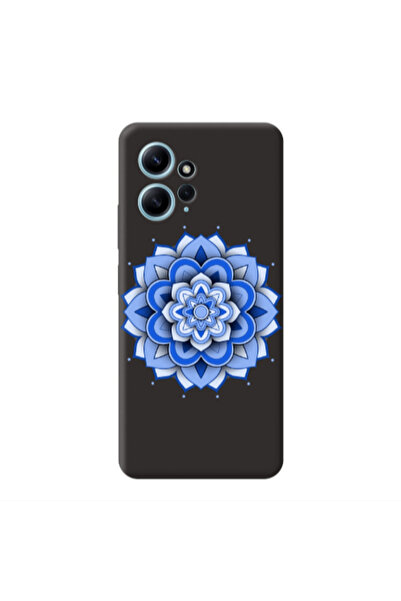 Other Xiaomi Redmi Note 12 4G Manadala D9 Black Colored Silicone TPU Θήκη