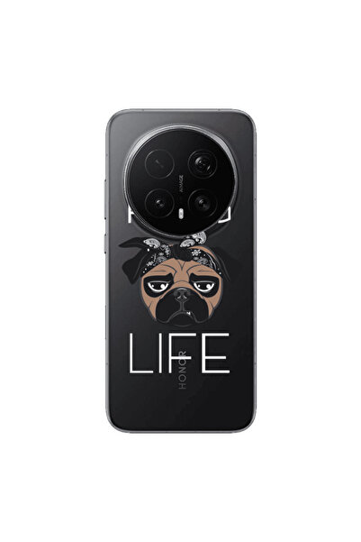 Other Honor Magic 8 Lite Pro Pug Life Transparent Silicone TPU Θήκη