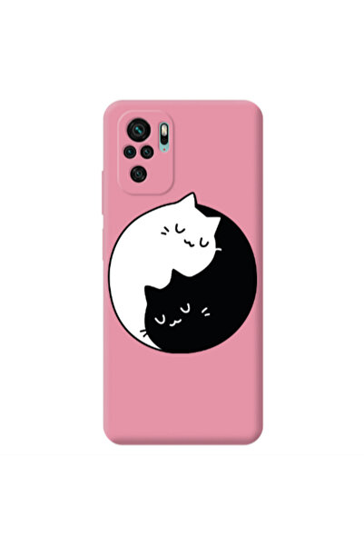 Other Xiaomi Redmi Note 10S Bundle of love Pink Colored Silicone TPU Θήκη