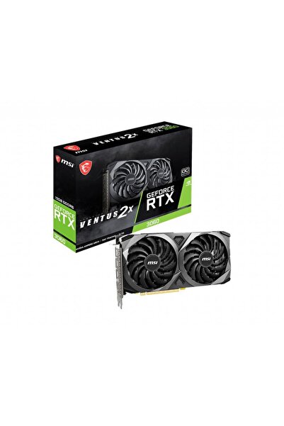 MSI NVIDIA GeForce RTX 3060 VENTUS 2X OC 12GB, OC, GDDR6, 192bit