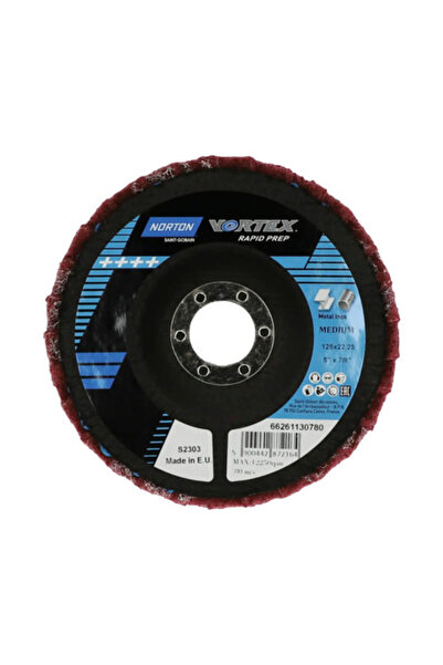 OEM Disc lamelar pentru șlefuit Norton Vortex Ø125x22,23mm, roșu