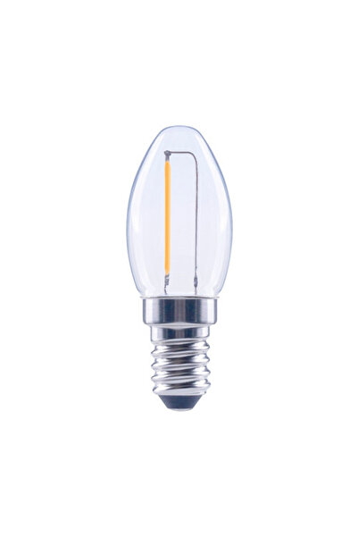 OEM Bec LED Flair E14 0,45W 40 lumeni, glob clar S22, lumină caldă