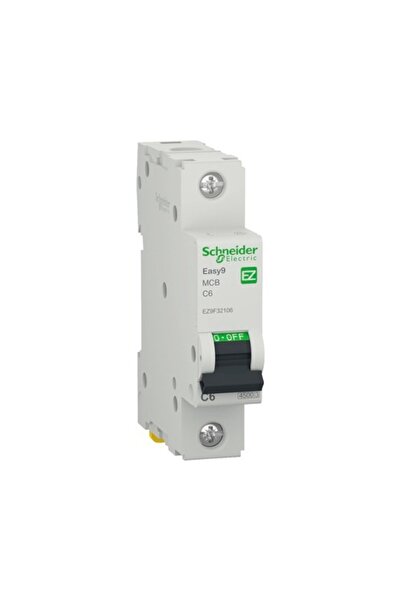 OEM Disjunctor electric modular Schneider Easy9 1P 6A 4,5kA, curba C