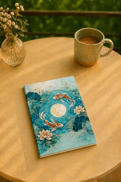 Sakin Sayfa Koi Ay Gölü Defter