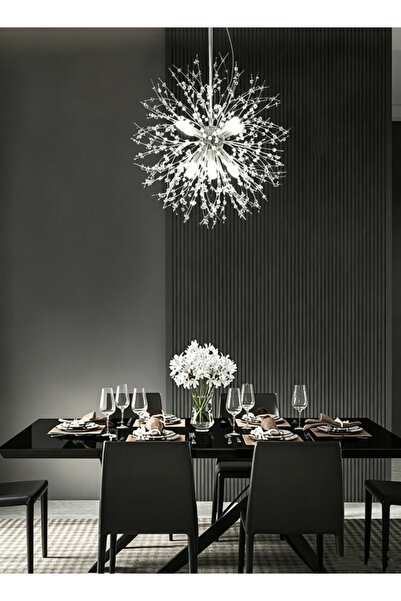 Generic Creative Dandelion Living Room Chandelier, Home Water Crystal Bedroom...