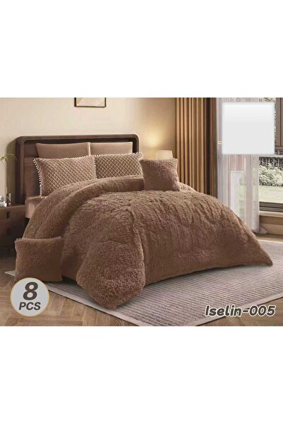 BIET ALMAFROSHAT Super High-End Soft Long Hair Fur Quilt Set, Wool Fur Bedspr...