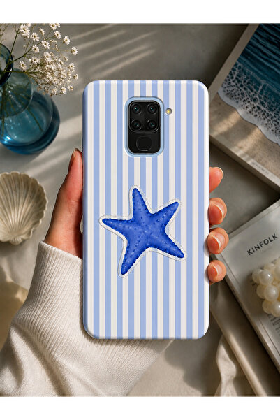 OVADA Redmi Note 9 Uyumlu Deniz Yıldızı Desenli Telefon Kılıfı