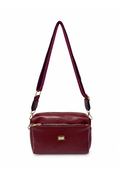Sanmorris Viatox Vs 1441 Women's Shoulder Bag Handbag Crossbody Bag Claret Red
