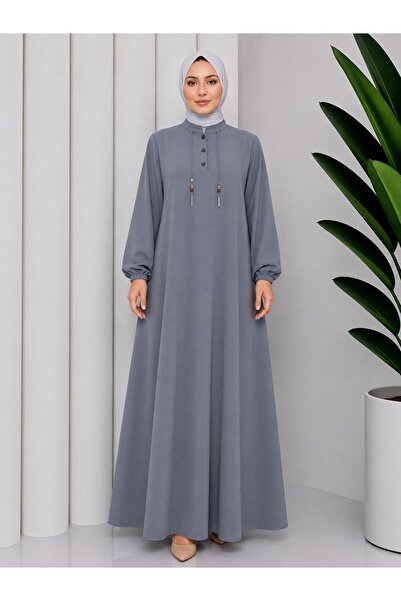 SudeHlt.co Hakim Collar Hijab Dress
