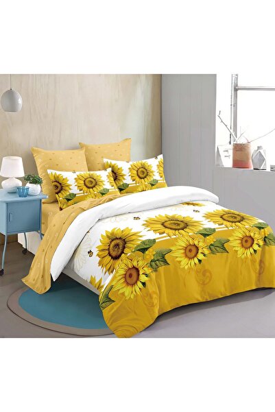CHIRASO Комплект спално бельо, FINET, 6 части, Класически чаршаф 230x250см, П...