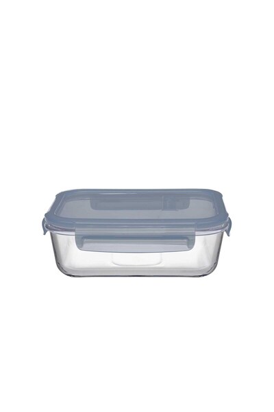 Paşabahçe 2-Piece Lockie Lock Storage Container 1030 Cc Blue, Kitchen Storage