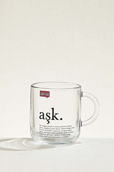 Paşabahçe Lügat 365 Love Mug, Stylish Design