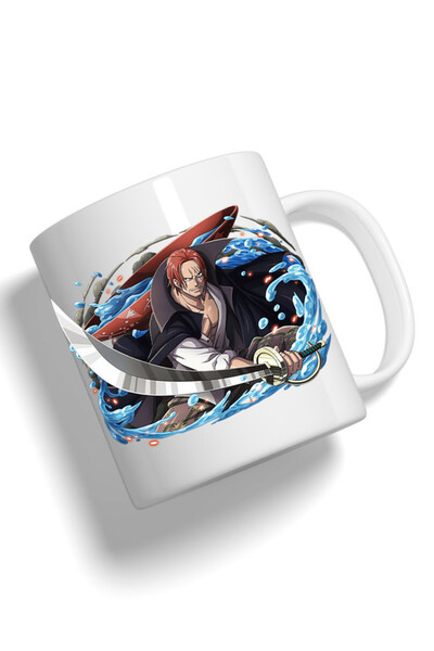 Generic Fashion World Mug Printed with High-quality Anime One piece Shanks