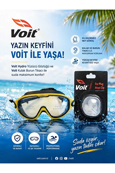 Voit نظارات الغوص المائية + سدادات الأذن والأنف
