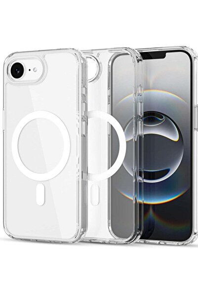 ELTRAZONE iPhone 16E Clear Magnetic Cover – MagSafe Compatible, Hybrid Protec...