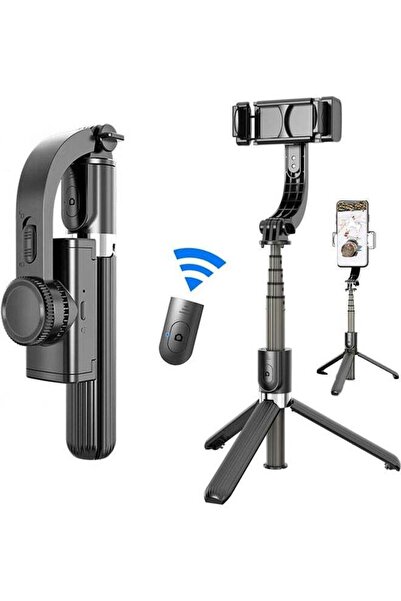 BLACK TIGER Anti-Vibration And Extendable Selfie Stick With Remote Control Black