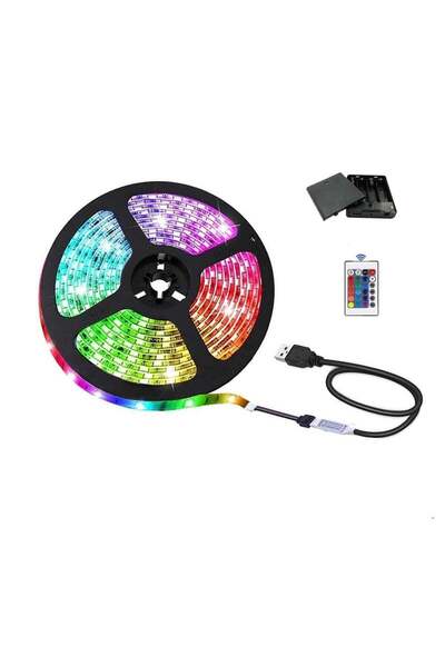 ELTRAZONE USB Led Strip Lights with Battery Box and Remote Control, 9.84FT/3M...