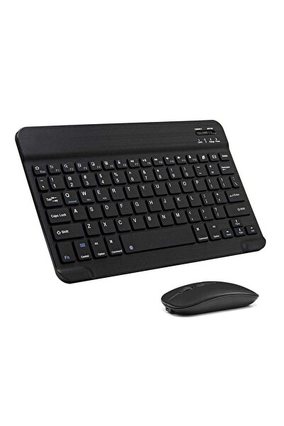 ELTRAZONE Arabic and English Bluetooth Keyboard and Mouse Combo, Ultra-Slim P...