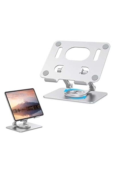 ELTRAZONE iPad Stand Aluminum Foldable Tablet Stand with Adjustable Height an...