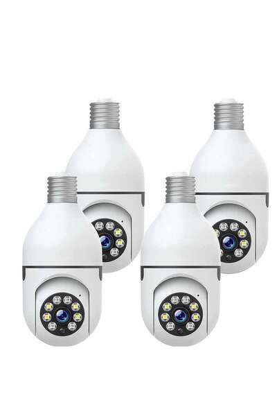 ELTRAZONE WiFi Light Bulb Camera 360 Degree Wireless Outdoor Security Camera ...