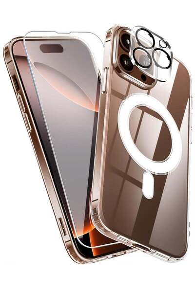 ELTRAZONE iPhone 16 Pro Max Case – Crystal Clear Magnetic Case with Screen Pr...