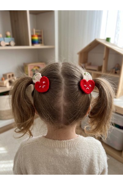 FLY LIFE Girl's Knitted Snap Buckle (Red)