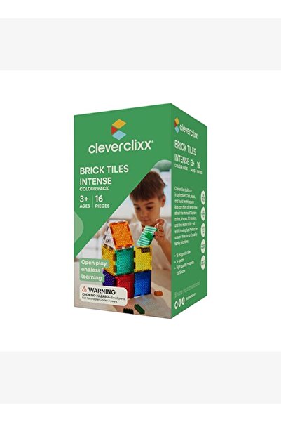 Genel Markalar Brick Tiles Pack Manyetik Bloklar, Intense 16 Parça