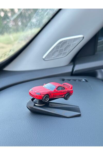 arteo3d Toyota Supra Mk4 Kırmızı Metal Araç Torpido Drifter Seti Torpido Süsü