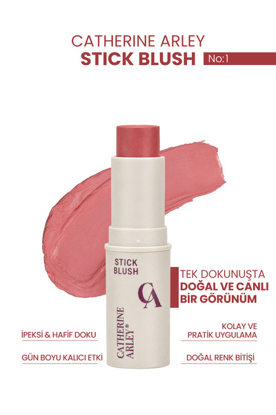 Catherine Arley INTENSE KREM ALLIK STICK BLUSH NO:01 COTTON CANDY