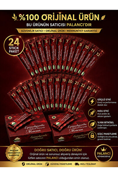 Themra Bitkisel Themra ballı propolis kudret narlı stick macun 24 adet