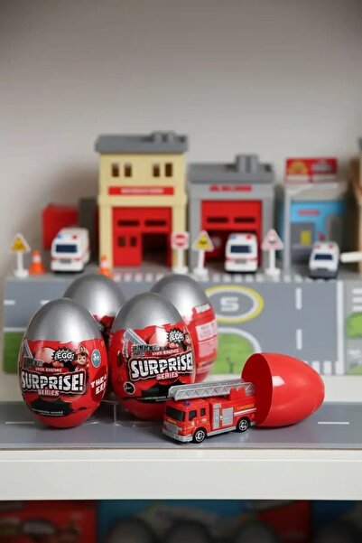 Miniso Lisanslı İtfaiye Temalı Araç Blind Box – Sürpriz Yumurta 11,3 Cm