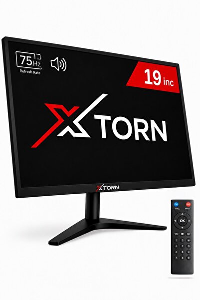 torn 19" LED Monitör 75Hz 5ms Dahili Hoparlörlü Uzaktan Kumandalı HDMI VGA Ge...