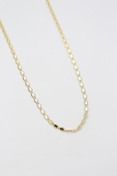 Bade Jewelry Vip Gold Oval Design Stylish Non-Tarnish Steel Elegant Necklace ...