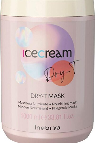 OEM Inebrya, Ice Cream Dry-T, Mască cremă tratament pentru păr, Hidratantă, 1...