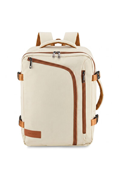 zagatto Rucsac de călătorie pentru avion, extensibil, gri, bagaj de mână 40×30×20 cm, ZG1074