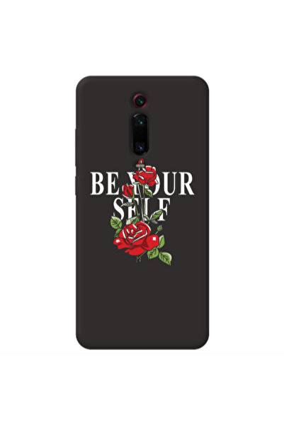 Other Xiaomi Mi 9T Pro Be Your Self Black Colored Silicone TPU Θήκη